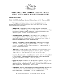 Summer Camp Counselor Resume Sample Continue With The Details At The Image Link Cam Counselor Job Description Camp Counselor Camp Counselor Job Description