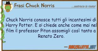 Severus piton è renato zero. Barzelletta Chuck Norris Conosce Tutti Gli Incantesimi Di Harry