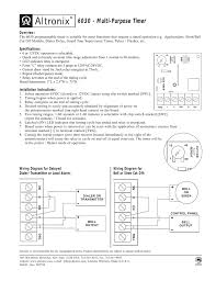 The altronix 6062 is a multipurpose power relay with a timer function. 6030 Multi Purpose Timer Manualzz