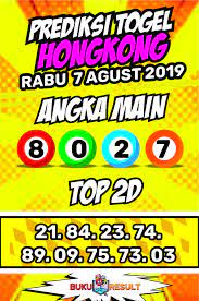 Prediksi Togel Hk Rabu 7 Agustus 2019 Buku Rabu