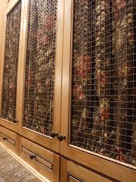 How much is a mesh cabinet? Cabinet Door Options Showing Oil Rubbed Bronze Wire Mesh Traditional Kitchen Newark By User Houzz