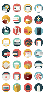 Set Of Office And Business Icons Responsive Joomla And Wordpress Themes Business Icon Website Icons Icon Set