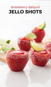 Strawberry Daiquiri Jello Shots Recipe Jello Shot Recipes Shot Recipes Alcohol Drink Recipes