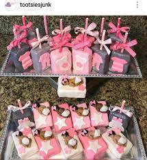 Baby Girl Shower Inspired Rice Krispy Treats Baby Shower Desserts Girl Baby Shower Cake Pops Rice Krispies