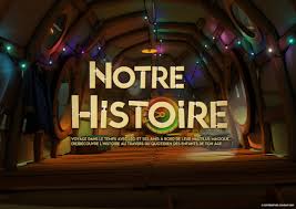 Notre Histoire Logo Study French Broadway Shows Neon Signs