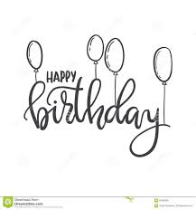 Happy Birthday Hand Lettering Typography Template For Posters Happy Birthday Hand Lettering Happy Birthday Posters Happy Birthday Lettering