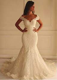 Tulle Off The Shoulder Neckline Mer Lace Mermaid Wedding Dress Wedding Dresses Lace Wedding Dresses