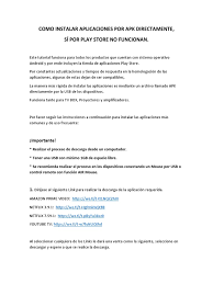 Esta app te ayudará a diversificar tu rutina diaria de tv y te resultará mucho más fácil usar tu android tv con tu nuevo control. Como Instalar Aplicaciones Por Apk Directamente Pdf Google Play Archivo De Computadora
