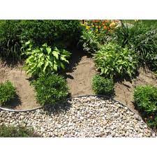 Proflex 24 Ft X 4 In Silver Aluminum Landscape Edging Project Kit 4 6 Ft Pieces 1806ml 24c The Home Depot Landscape Edging Landscaping With Rocks Metal Landscape Edging