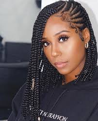 2019 Latest Awesome Braids To Try Bob Braids Hairstyles African Braids Hairstyles African Braids Hairstyles Pictures