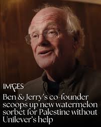 Ben Cohen, one of the two minds behind the famously outspoken ice cream  brand Ben & Jerry's, embarked