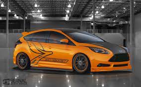 Customized 2013 Ford Focus St Show Cars Previewed Ahead Of Sema Debut Ford Focus St Ford Focus Ford Focus Car