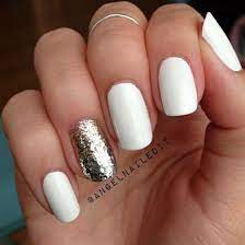 90 fotos ¡tendencia en uñas decoradas elegantes 2017 detuxtla. Blanco Y Plata Unas Decoradas Manicura De Unas Manicura Unas Blancas