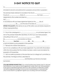 Enter the street address, city, state, and zip code of the defendant on the following line. Free Eviction Notice Notice To Quit Forms How To Process Word Pdf