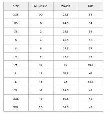 American Women S Jeans Size Chart The Best Style Jeans