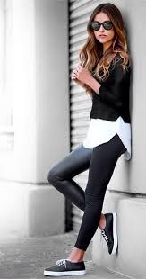 Pink clutch and studded heels perfectly go with it. 20 Black And White Street Style Outfits For Teens To Copy Right Now Outfit Ideas Hq