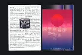 spamzine the spam me project on behance book design zine design projects