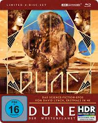 Movies, tv, celebs, and more. Dune Der Wustenplanet Ultra Hd Blu Ray Blu Ray Im Steelbook 1 Ultra Hd Blu Ray Und 2 Blu Ray Discs Jpc