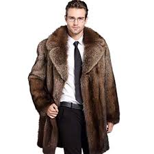 L Lili Manteau De Fourrure D Hiver Pour Homme A Manches Longues Collier Veste De Manteau De Fourrure De Vison A Manteau Fourrure Mode Homme Hiver Manteau Homme