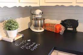 Chalkboard Countertops Diy Countertops Diy Kitchen Countertops Kitchen Bar Table