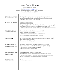 Resume Format Jobstreet Resume Templates Lebenslauf Deckblatt Innovativ