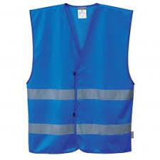 Portwest c476ynrl warsaw executive vest regular large yellow/navy. Blue Safety Vests Fullsource Com