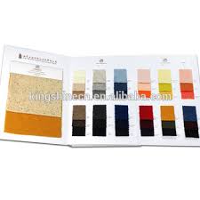Kingshine Customized Cashmere Fabric Color Chart High Quality Textile Swatch Card Sample Books Making Buy Kingshine Fabric Color Card Fabric Sample