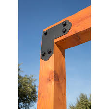 Maybe you would like to learn more about one of these? Simpson Strong Tie Outdoor Accents Mission Collection Zmax Black Powder Coated L Strap For 6x6 Lumber Apl6 The Home Depot Diy Patio Cover Macrame Wall Hanging Patio Deck Designs