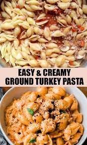 Easy Ground Turkey Pasta Shell Pasta Recipe Kroll S Korner Video Recipe Video Ground Turkey Pasta Recipes Ground Turkey Pasta Ground Turkey Recipes Healthy