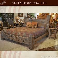 Rustic King Bed Custom Western Style Wood Bed Brs178a Rusticfurniturewester Rustic Bedroom Furniture Sets Rustic Bedroom Furniture Bedroom Furniture Sets