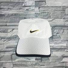 Nike Sports Cap Vintage 90 S Nike Swoosh Cap Snapback Sportswear Nike Golf Hat Nike Big Logo Apparel Adjustable Ni White Nikes Nike Golf Hat White Baseball Cap