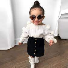 Cute toddler genevieve plays with ball pounding toys! Fashion Toddler Baby Kid Girls Clothes Set Cute Pom Pom Sweaters Tops Skirts Autumn Winter Outfits Kid Girls Costumes Clothing Sets Aliexpress