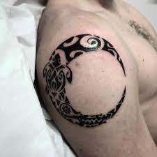 50 Moon Tattoo Crescent Moon And Sun And Stars Tattoo January 2021 Moon Tattoo Tattoos Tribal Moon Tattoo