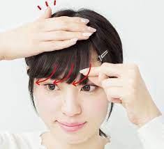 図解でよーくわかる 小顔も叶う アイドル前髪 の作り方 アイドル 前髪 前髪 ヘアスタイルのアイデア