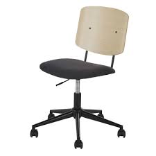 Maybe you would like to learn more about one of these? Chaise De Bureau Reglable Gris Anthracite Et Peuplier A Roulettes Berlin Maisons Du Monde