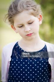 Sad Girl Feeling Lonely Stock Photo