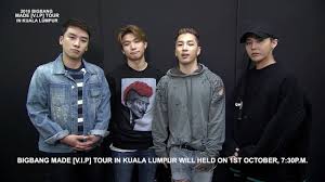 Malaysia motels malaysia hostels malaysia campgrounds malaysia family hotels malaysia resorts malaysia business hotels malaysia beach hotels malaysia luxury hotels malaysia spa resorts malaysia casinos malaysia green theater & concerts in malaysia. Update Bigbang Idol Group To Visit Malaysia Again For Bigbang Made V I P Tour Hype Malaysia