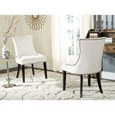 Overstock Com Online Shopping Bedding Furniture Electronics Jewelry Clothing More White Dining Chairs White Leather Dining Chairs Leather Dining Room Chairs