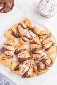 Do not eat raw crescent roll dough. Air Fryer Chocolate Croissants Simply Stacie