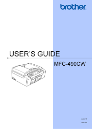 Jun 28th 2018, 15:23 gmt rss feed. Brother Mfc 490cw User Manual Pdf Download Manualslib