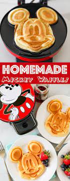 Mickey Mouse Waffle Maker For Homemade Mickey Waffles Recipe Waffle Maker Waffles Mickey Mouse Waffle Maker