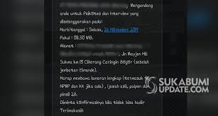 Lowongan kerja pt gsi cikembar sukabumi 2021. Lagi Pencaker Asal Sukabumi Kena Tipu Korbannya 20 Ada Yang Bayar Rp 1 5 Juta