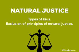 Natural Justice Law Notes Learn English Words Justice