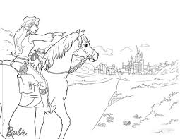 You know what barbie loves more than almost anything else? Barbie Horse Fun Coloring Pages Barbie Horse Coloring Pages Free Printable Coloring Pages Online
