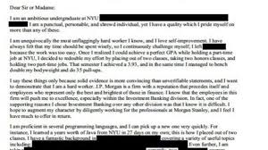 Ultime étape avant l'embauche, l'entretien demande, quant à lui, une sérieuse préparation. Wall Street La Lettre De Motivation D Un Candidat Stagiaire Cree Le Buzz