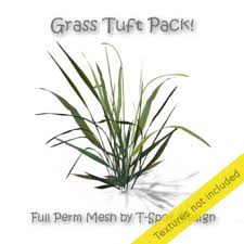 The wider the gauge the faster the tufting machine. Second Life Marketplace T Spot Mesh Grass Tuft Pack Full Perm Li 0 5