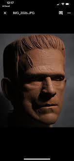 Ive neglected this page a little..ill bombard it now.. Heres my latest  Karloff/Monster statue.