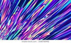 Multicolor Background Glitch Colorful Glass Splinters Abstract Digital Design 3d Illustration Creative Wal Colored Glass Illustration Stock Illustration