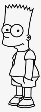 Search through 52378 colorings, dot to dots, tutorials and silhouettes. The Simpsons Clipart Black And White Bart Simpson Colouring Pages Transparent Png 374x1024 Free Download On Nicepng