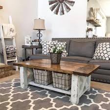 The coffee table works great for storing some decorations, books, your tv remote and drinks. 10 Diy Farmhouse Coffee Tables For Cozy Living Rooms